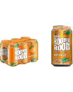 Refresco Naranja Max Booms Boom lata 33cl B4X6 PACK NYLON(3NEODLBO)