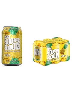 Refresco Piña Max Booms Boom lata 33cl B4X6 PACK NYLON(3NEODLBO)