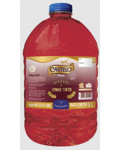 Vinagre de Vino Tinto  Pet 5L Castelo