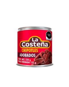 Trocitos de chipotles adobados 24/220 g.   La Costeña