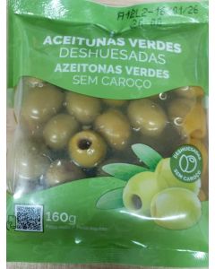 Aceitunas S/Hueso Coviran Bolsa 160 G Esc. 70 G