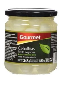 Cebollita Gourmet 345G  Esc. 180g