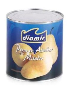 Pera almibar 3kg mitades  (25/30)  DIAMIR