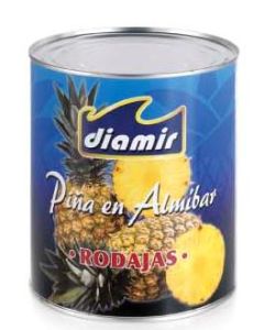 Piña en almibar 3.3kg   DIAMIR