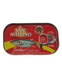Sardinas en Salsa de tomate 125 g San Avellino