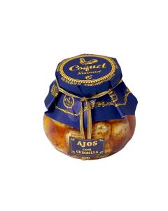 Ajos en aceite con guindilla Coquet Fco 250ml  240 g