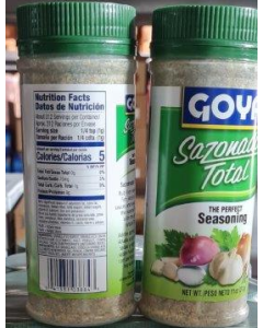 Bote Goya Sazonador Total 11 oz (312 gr)