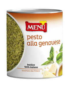 Granpesto Genoves(Condimento Albahaca Aceite Oliva) Lata 800g MENU