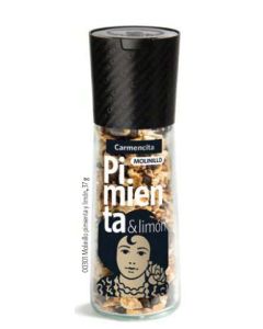 Molinillos Pimienta negra al limon 37 g Carmencita