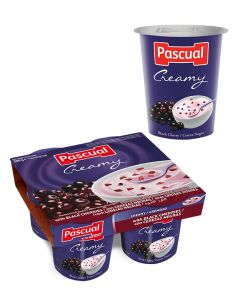 Yogurt Pasteurizado Cremoso Cereza 125gr Pascual (post lact)