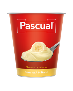 Yogur  Pasteuriz Sabor Platano Pascual 120gr (post lact)
