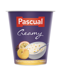 Yogur  Pasteuriz Cremoso Melocoton/Maracuya Pascual 120g  (post lact)