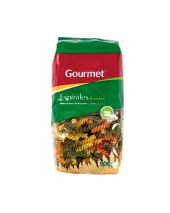 Pasta Gourmet Espiral Tricolor 500G