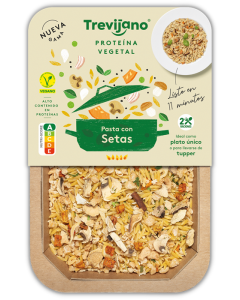 Proteina Vegetal / Pasta con Setas 200g Trevijano