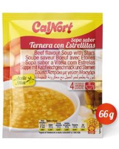 Sopa Sabor Ternera con Estrellitas 66g Calnort