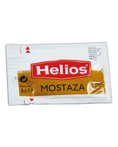 Mostaza porciones 6 g cj/100 u Helios