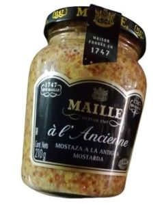 Mostaza Maille Grano Antigua 210G