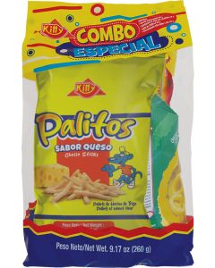 Combo Especial(Aro Cebolla 40g Tostaditas 60g Palitos 120g Chicharrones 40g)Kitt