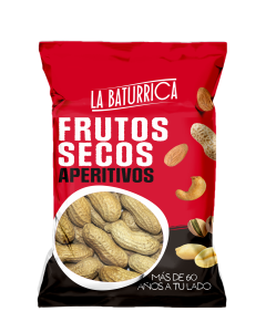 Cacahuete Tostado c/ Cascara 100gr La Baturrica