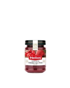 Mermelada extra de arandano rojo + fresa fco de 340g Helios