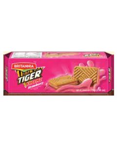 Galletas con Crema de Fresa 75gr TIGER