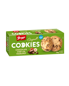 Galletas Con Chispas De Chocolate Y Avellana  130 g Bergen