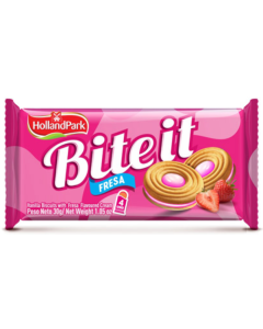Galletas BITE IT Fresa 30 g HollandPark