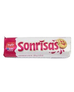 Galletas Dulces Rellenas Frambuesa 108g Sonrisas