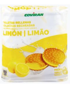 Galletas Rellenas Limon Coviran 150 G P2