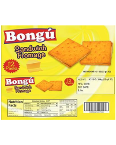 Galletas Sandwich Fromage 24x12x24 g Bongu