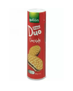Galletas Mega Duo Crema Sabor Chocolate 500g GULLON