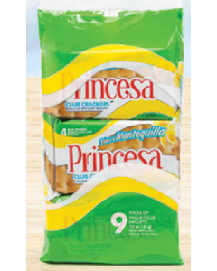 Galletas Club Crackers Mantequilla Paquete 9 Sobres x 25.5 g Princesa