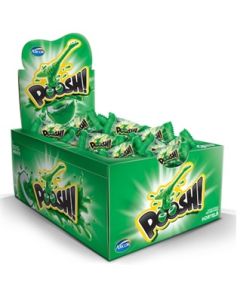 Poosh Chicle Menta Display 160g (40 ud x 4g) Arcor