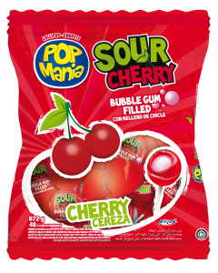 Pop Mania Cereza Acida 16 Bolsas x 48 Ud 14 g Riclan