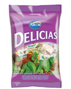 Caramelo Menta Chocolate Bolsa 400G Arcor