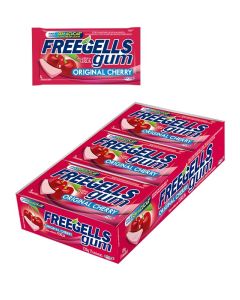 Chicle sin azucar Freegells Gum Cereza 12x15 Ud Riclan