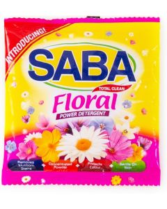 Detergente en Polvo Bolsa x 100gr Saba Floral