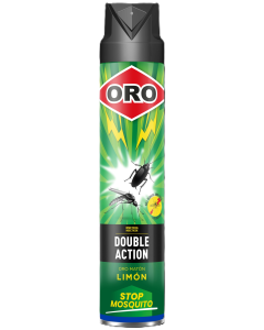 Spray Insecticida Doble Accion Voladores y Rastreros 750Ml Oro
