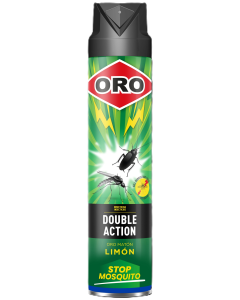 Spray Insecticida Doble Accion Voladores y Rastreros 400Ml Oro