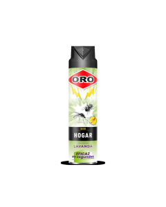 Spray Insecticida Hogar Perfume Lavanda Moscas y Mosquitos 750Ml Oro