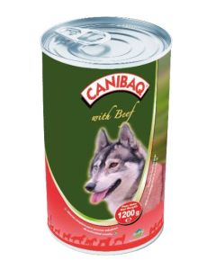 Alimento para Perros (Pate  Buey) 1200g Canibaq Dibaq