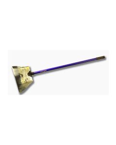 Recogedor de 24 cm metalico galvanizado antioxidable c/ palo