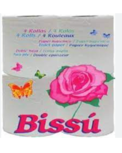 Papel Hig. Bissu 4 R. (35Uds/Saco 26Sacos/Palet) Bissu (CTMC0062)