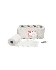 Pack rollos de papel Secamanos Mini Chemi Pasta 100% virgen 12 u