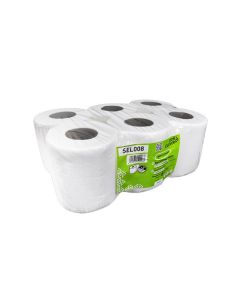 Rollo de Papel Secamanos mecha Maxi Economy 6 uds