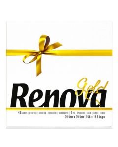 Servilletas Gold White 2 Capas Paq x 40 Ud Renova