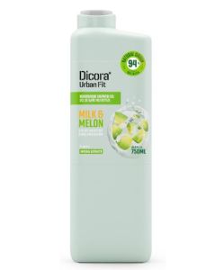 Gel de Baño con Vitamina A  Leche Y Melon 750 Ml. Dicora UF (7010)