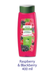 Gel de Baño de Frambuesa y Mora 400 ml Aroma Natural