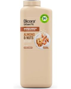 Gel de Baño Nutritivo Dicora c/Vit B (Extractos Almendras y Nueces) 400ml (4020)
