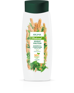 Champu y Acondicionador de Proteina de Trigo 2 en 1 400 ml Aroma Natural
